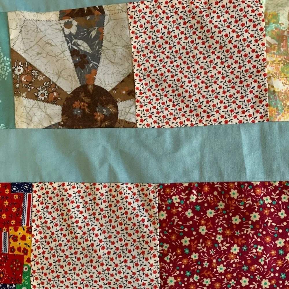 Quilt Patchwork Flowers Floral Paisley